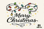 Merry Christmas Light, an Illustration by DreamCafeArt (Thumbnail 1 of 4)