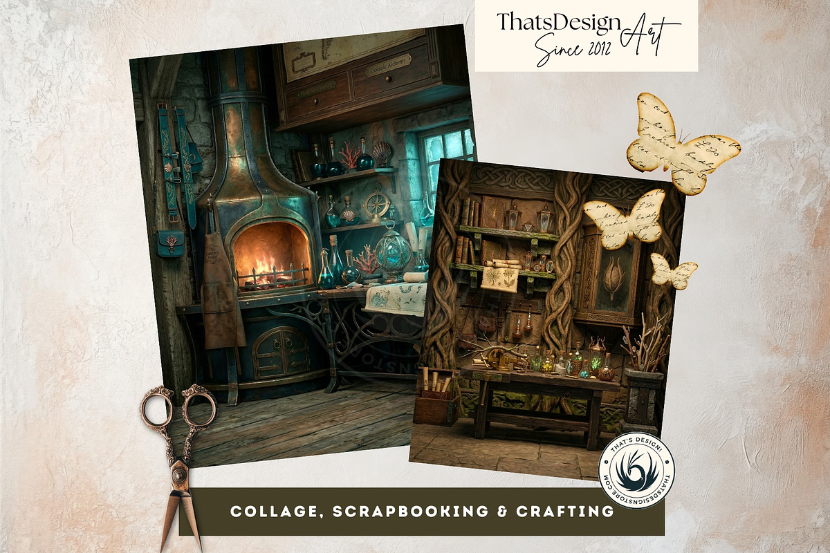 The Lantern Guild Backdrops, a Background Graphic by ThatsDesignArt (Photo 7 of 13)