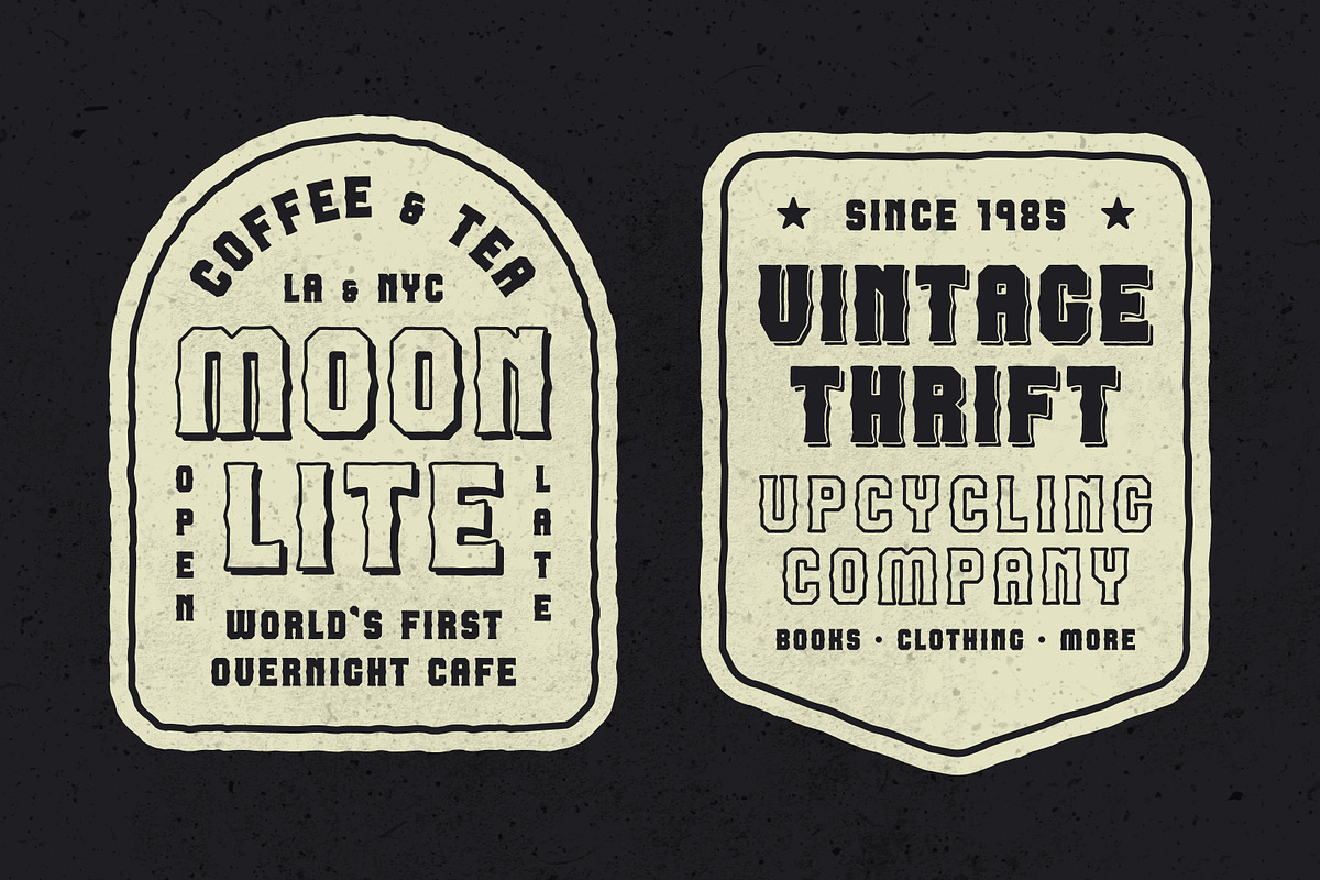 Skunk Beer, a Font by Dead Moose Studio (Photo 2 of 11)