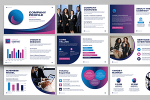Company Profile Presentation Design, a Presentation Template by MightyDesign