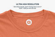 Comfort Colors Pocket Tee Mockups, a Shirt Mockup by GraphicHero (Thumbnail 9 of 9)