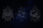 Zodiac Sacred Geometry Style, an Illustration by azhartz (Thumbnail 4 of 5)