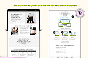 Minimal Aesthetic Landing Sales Page, a Wix Template by Template Twist Shop (Thumbnail 7 of 10)