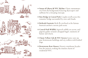 New York City Toile de Jouy Pattern, a Background Graphic by Hughes Studio (Thumbnail 4 of 8)
