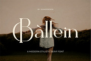 Ballein feminine serif font, a Serif Font by suhadidesign (Thumbnail 1 of 12)