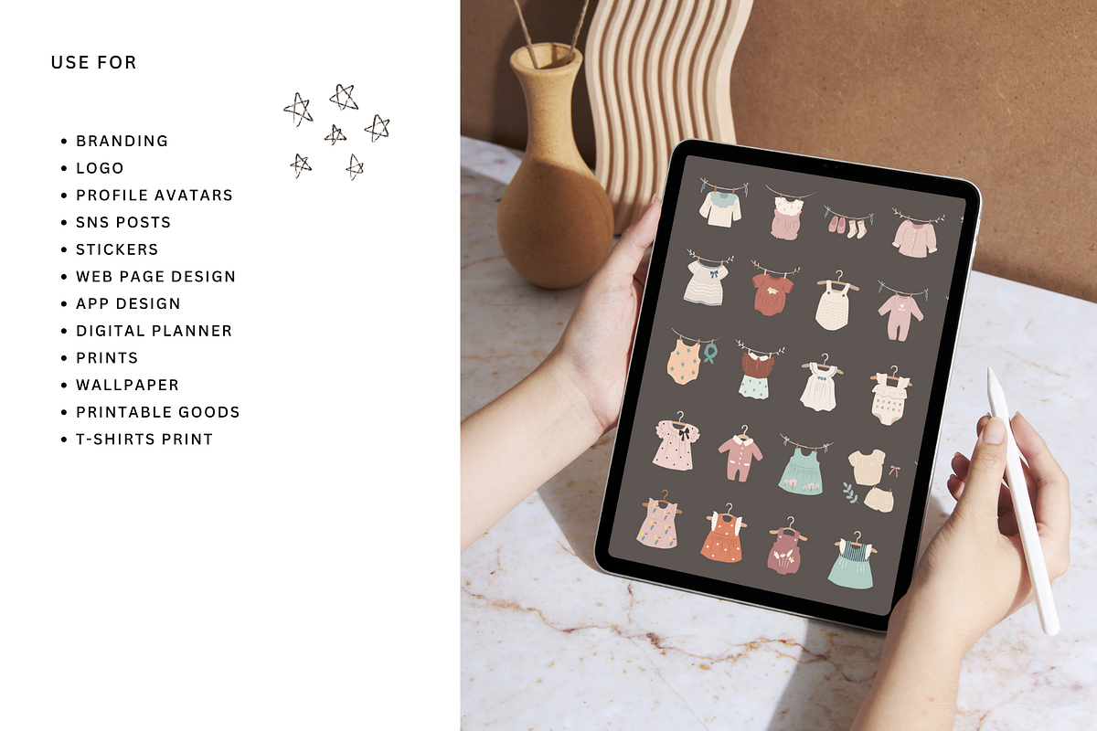 30 babywears, an Object Illustration by Pinkbrush (Photo 4 of 6)