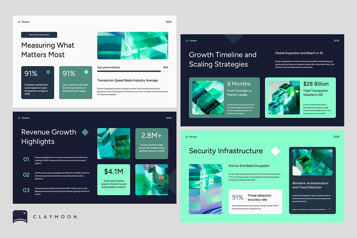Digital Banking Pitch Deck, a Presentation Template by Claymoon Lab (Photo 6 of 7)
