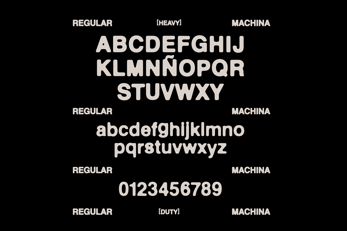 MACHINA, a Sans Serif Font by Headquarters (Photo 2 of 5)