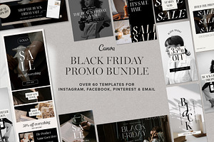 Black Friday Promo Canva Templates