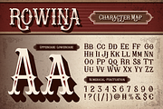 Rowina, a Serif Font by Burntilldead (Thumbnail 2 of 12)