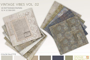 Vintage Ephemera Old Papers Bundle, a Pattern Graphic by Posh Papers & Patterns (Thumbnail 11 of 24)