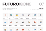 Futuro Next Icons / Future Pack, a Duotone Icon by Anatolii Babii (Thumbnail 2 of 8)