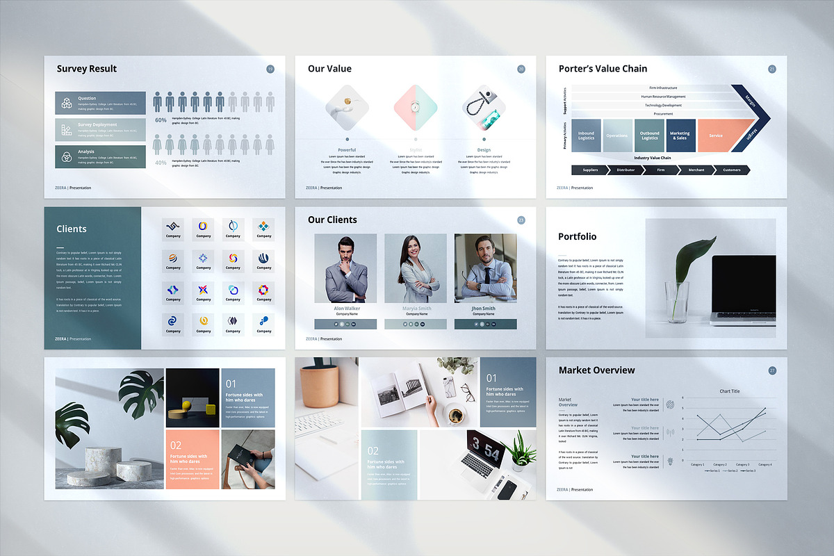 Zeera PowerPoint Template, a Presentation Template by WhiteGraphic (Photo 7 of 11)