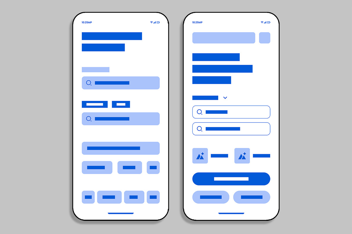 Mobile App Wireframe UI Template preview 3