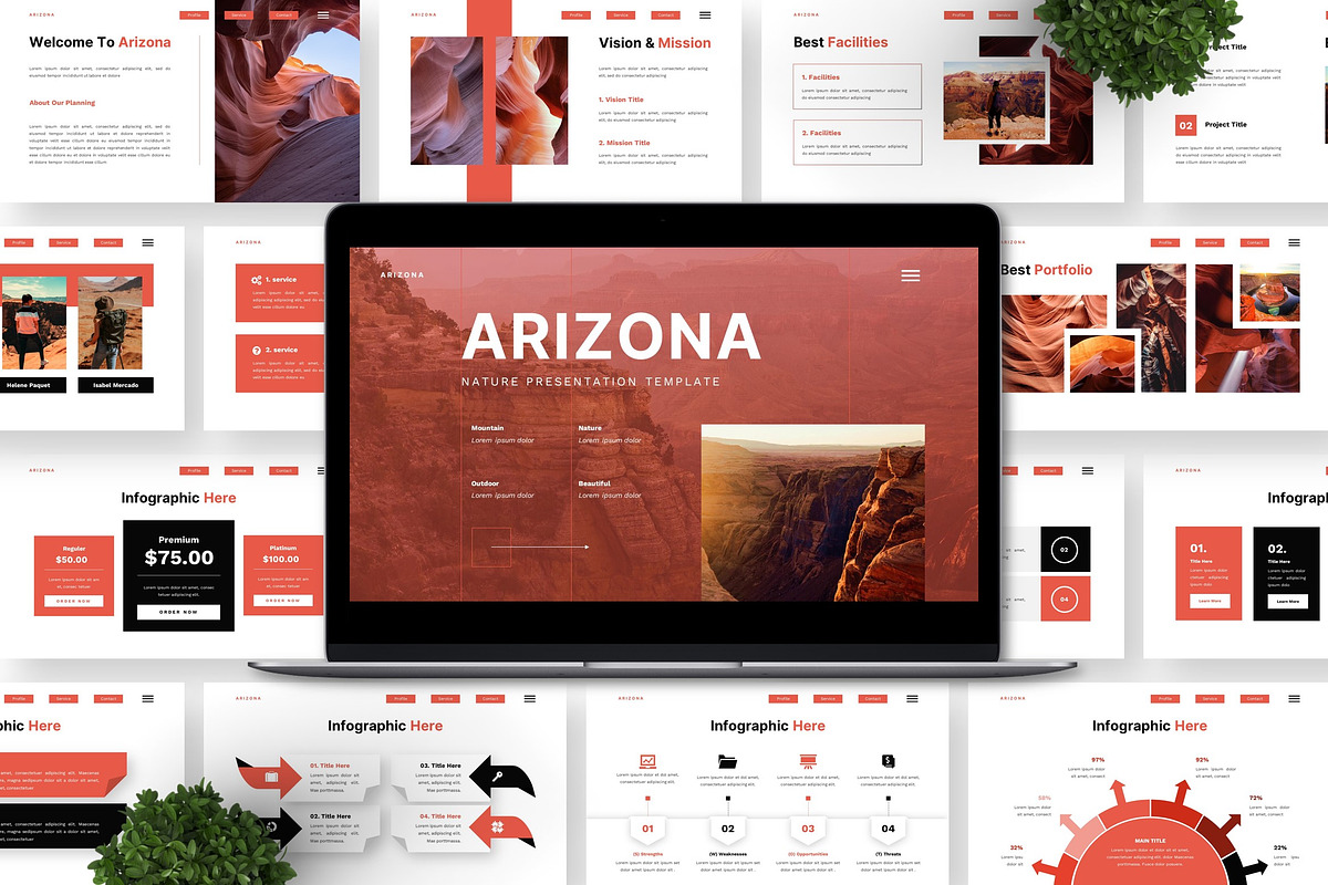 Arizona - Nature Powerpoint, a Presentation Template by Deepslide Studio (Photo 6 of 6)