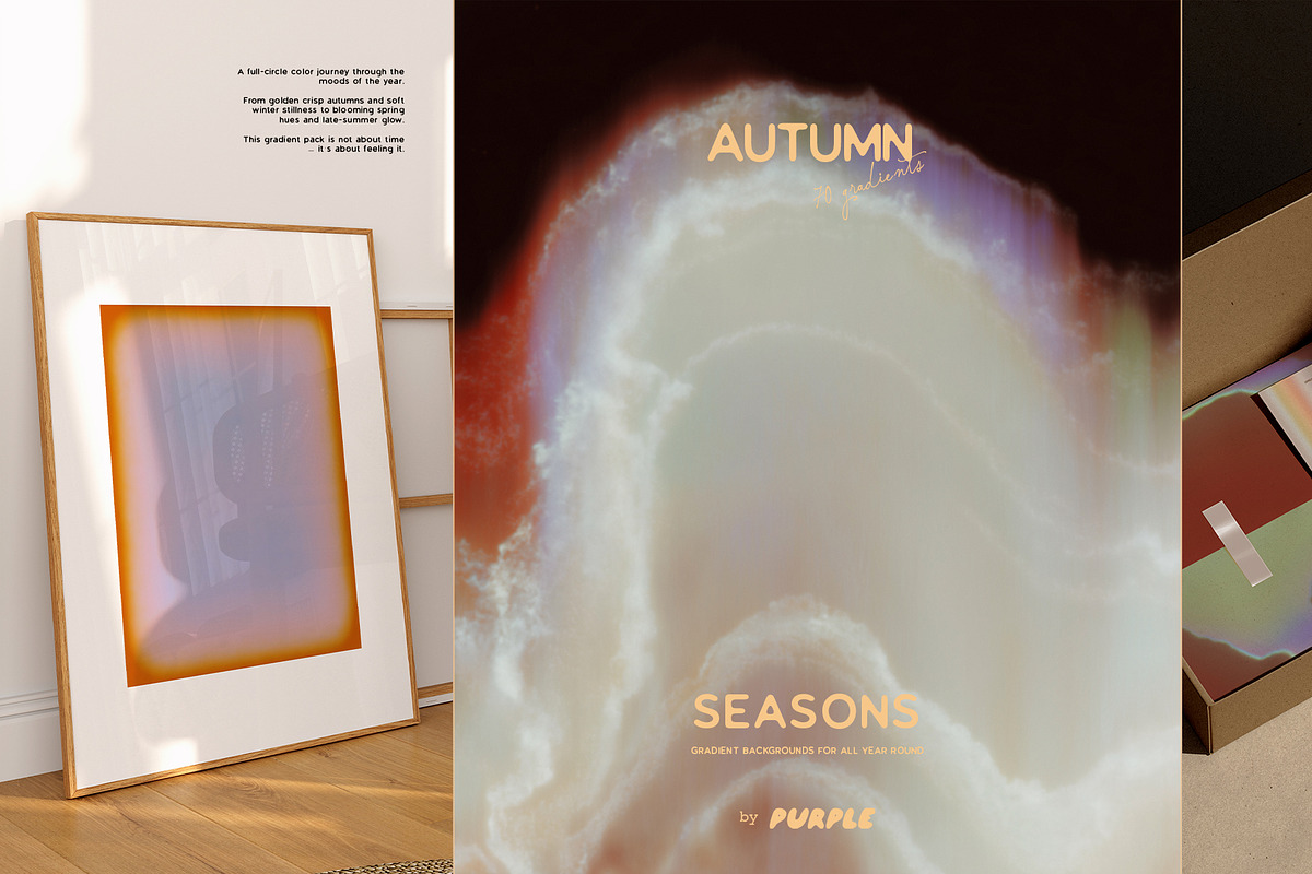 SEASONS: Gradient Backgrounds, a Background Graphic by Purple (Photo 6 of 13)