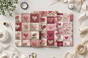 Valentines Patchwork, a Pattern Graphic by Sian Elizabeth Designs (Thumbnail 2 of 6)