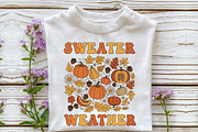 Sweater Weather PNG, Fall Pumpkin, a Seasonal Illustration by Rose Art (Thumbnail 2 of 4)