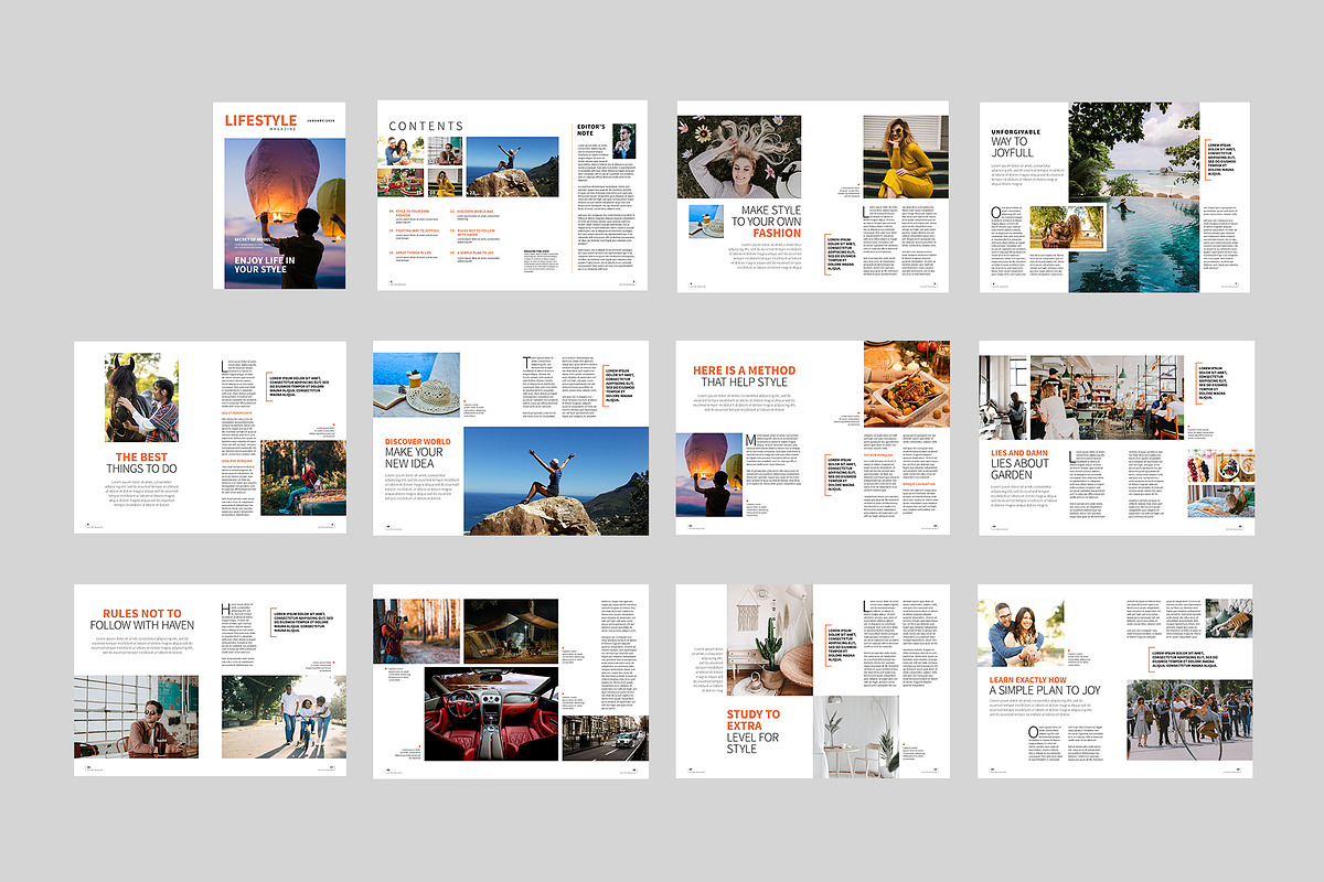 Lifestyle Magazine, a Magazine Template by xtratimebd (Photo 10 of 10)