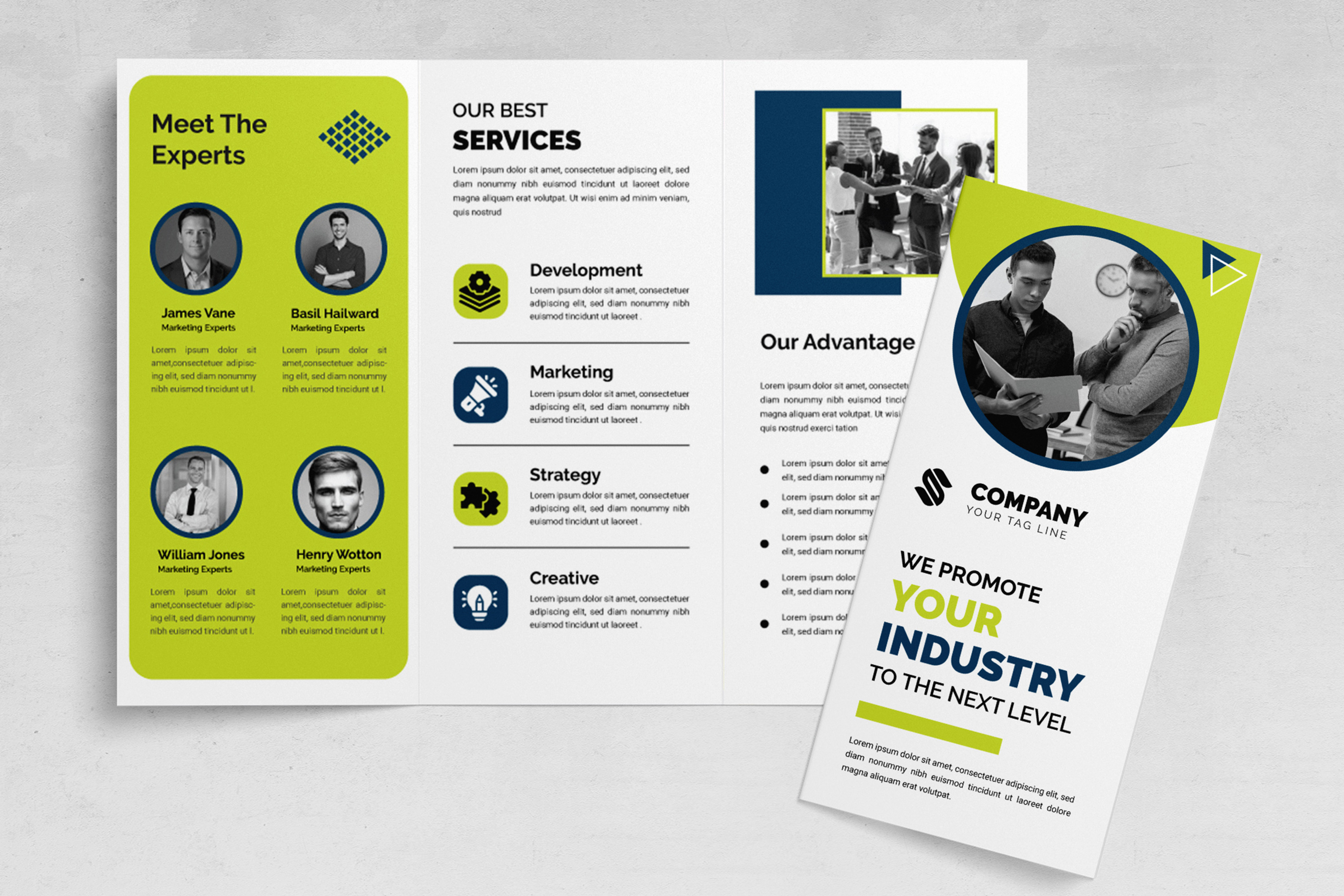 Business Trifold Brochure Design