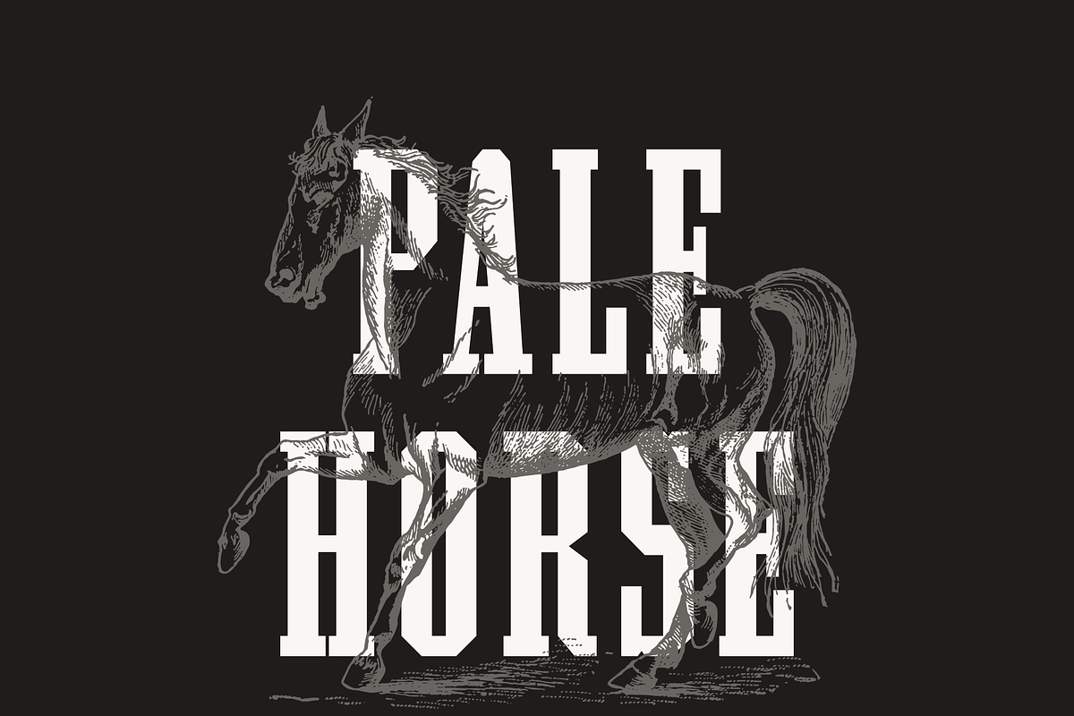 Pale Horse, a Slab Serif Font by Pale Horse (Photo 2 of 11)