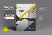 Kreatype Annual Report, a Brochure Template by Kreatype Studio (Thumbnail 1 of 16)