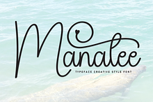 Manatee | Script Font