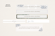 Cottage Core Substack Canva Branding, a Branding & Logo Template by Tabitha Emma (Thumbnail 3 of 9)