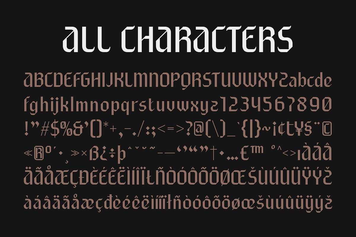 CS Clave – Gothic Font, a Sans Serif Font by Craft Supply Co. (Photo 8 of 8)