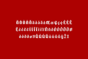 Chigger Dragon Blackletter Font