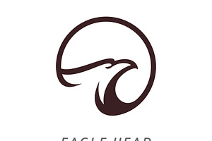 Eagle head logo vector illustration, a Branding & Logo Template by T.Vooka