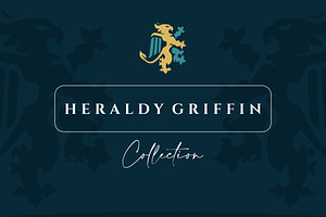 Heraldry Griffin Logo Collection
