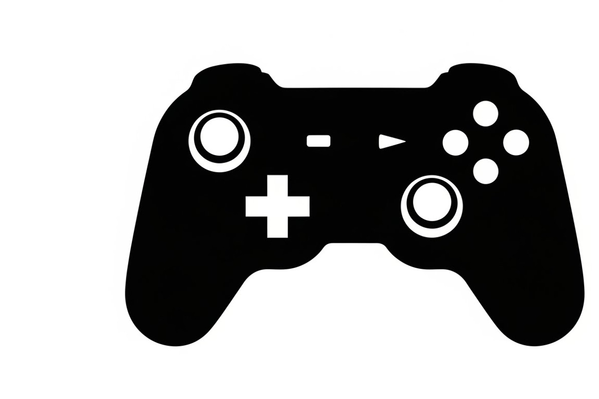 set of gaming controller silhouettes, an Illustration by Amazin_art (Photo 6 of 41)