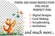 Whimsical Spring Cat Clipart, an Illustration by Daily.Designs (Thumbnail 2 of 5)