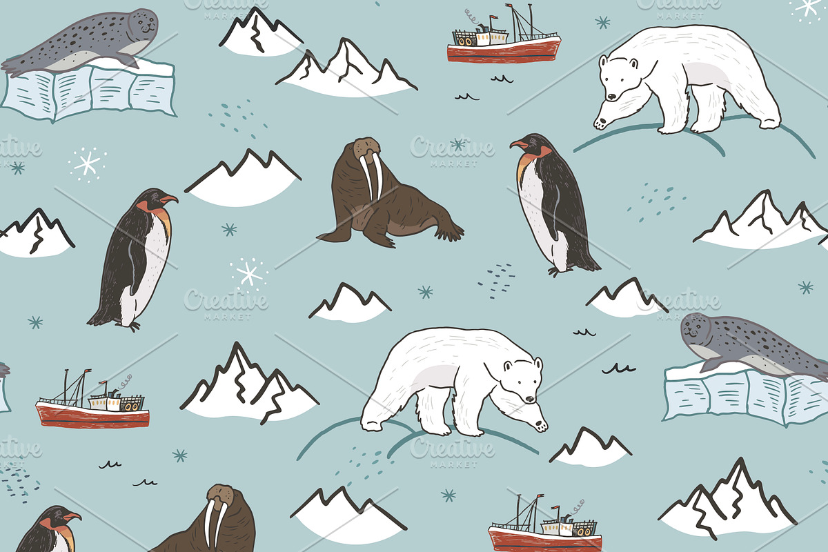 Animals World Map, an Animal Illustration by GooseFrol (Photo 23 of 28)