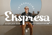 Ekspresa - Handwritten Display Font, a Handwritten Font by PuriCreative (Thumbnail 1 of 10)