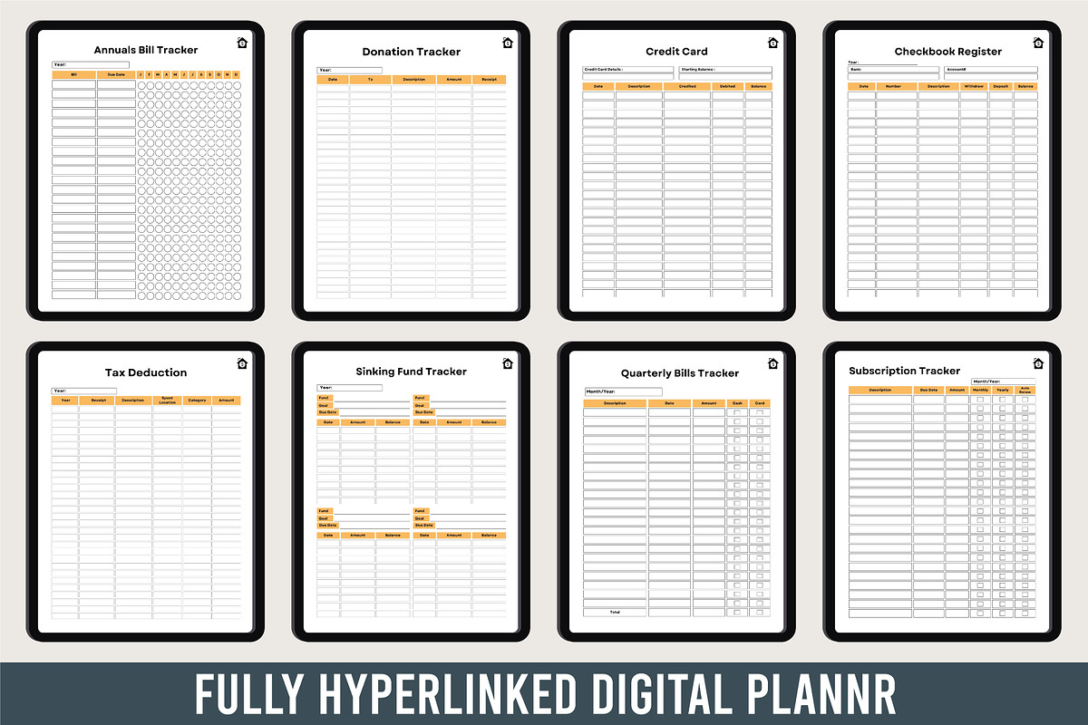 2025 Digital Finance Planner, a Stationery Template by Designmela01 (Photo 3 of 6)