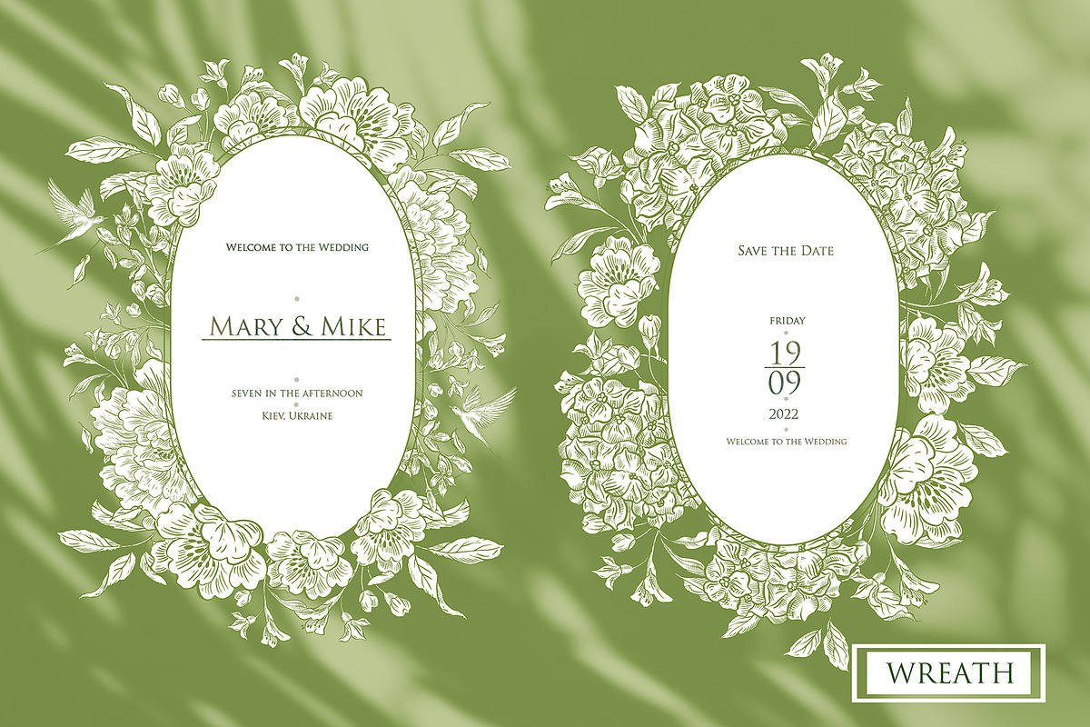 Graphic Pink&Green Wedding Collectio, an Object Graphic by Knopazyzy (Photo 9 of 24)
