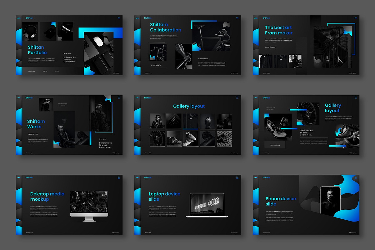 Shiftan – Business PowerPoint, a Presentation Template by Dens Creative Studio (Photo 4 of 6)