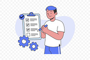 Business Document Review Vector, a Work Illustration by Partikusi Design (Thumbnail 2 of 3)