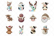 Leopard Print Crochet Christmas PNG, an Illustration by SinaCreation (Thumbnail 2 of 7)