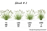 Shrub 2, an Environmental 3D Model by AndrewWhite (Thumbnail 1 of 14)