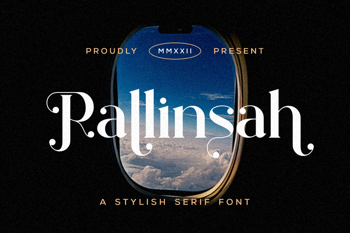 Rallinsah Serif Font, a Serif Font by Typegoals Studio (Photo 1 of 9)