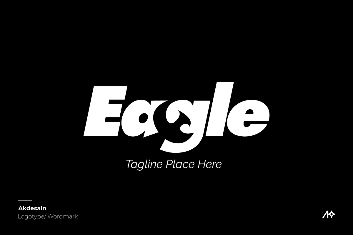 Eagle Wordmark Logo, a Branding & Logo Template by Akdesain