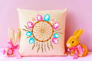 dream catcher made of Easter bunny c, an Illustration by RobertsArt (Thumbnail 7 of 7)