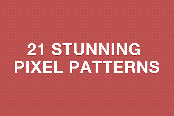 21 Stunning Pixel Patterns preview 4