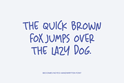 Becomes Notes Handwritten Font, a Handwritten Font by alphArtype (Thumbnail 9 of 11)