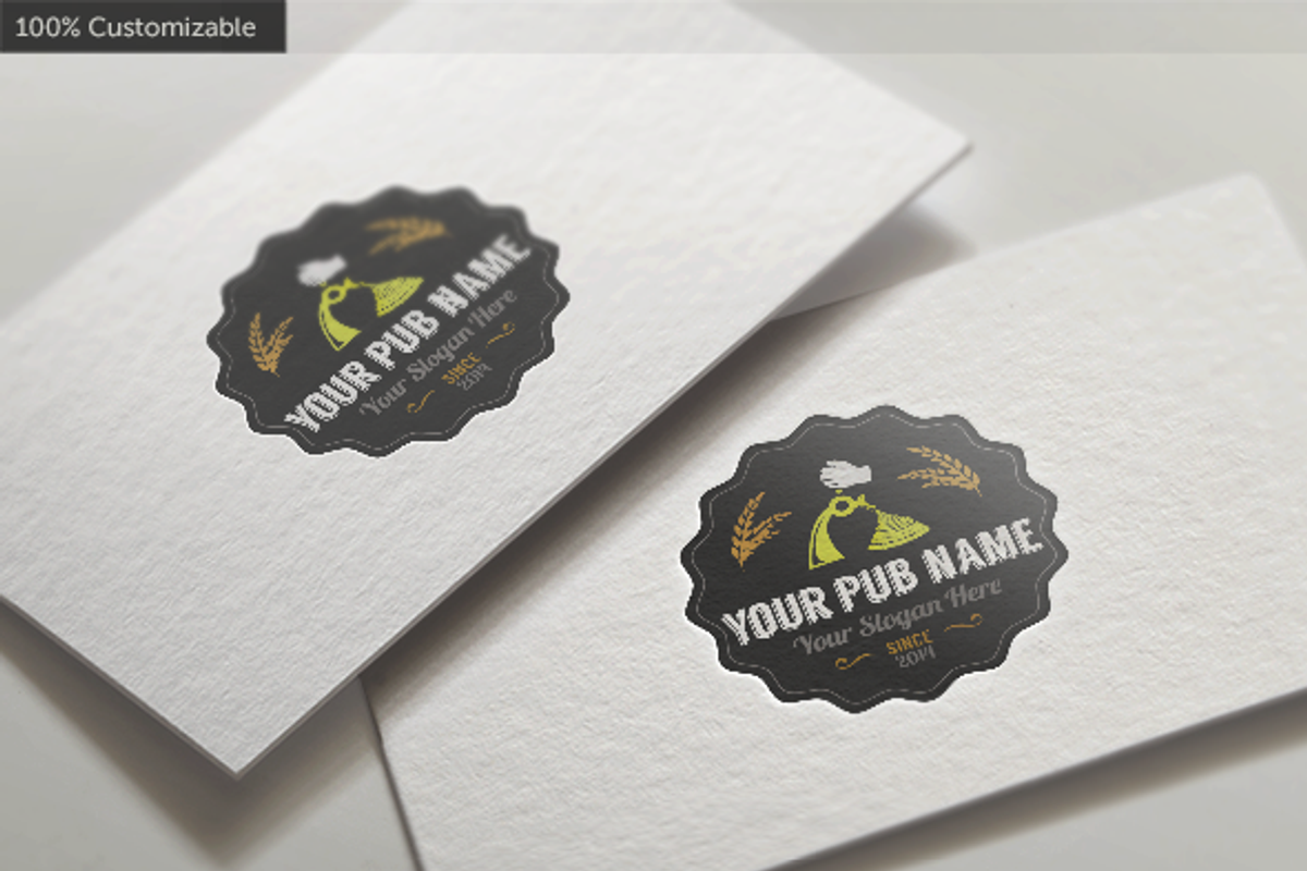 Draft Beer Label Logo, a Branding & Logo Template by LogoBuy (Photo 3 of 4)