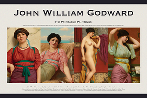 John William Godward HQ Paintings