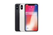 Apple iPhone X mockups (PSD+AI), an iPhone Mockup by voin_Sveta (Thumbnail 7 of 8)